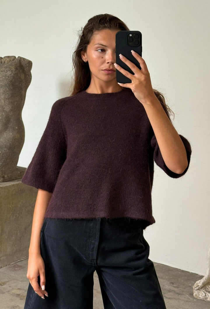 Abbie Knit Bordeaux
