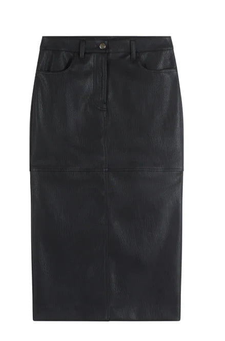 Ancona Faux Leather Black