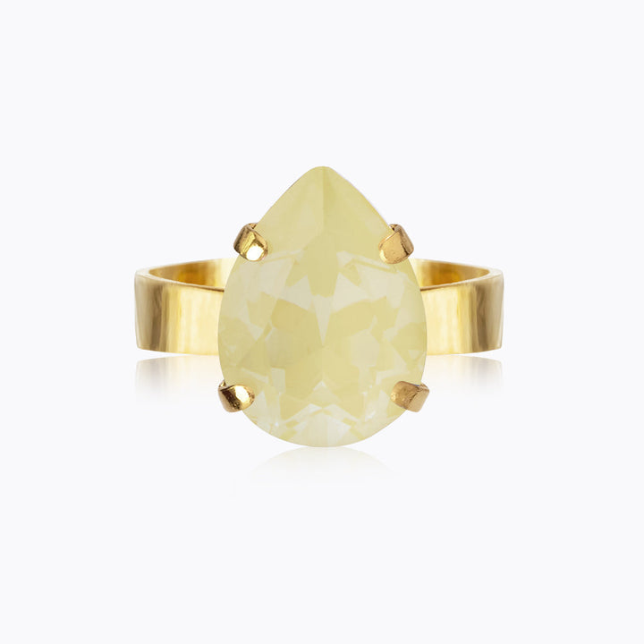 Mini Drop Ring Gold Soft Yellow