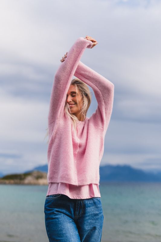 Amalie Cardigan Sweet Lilac