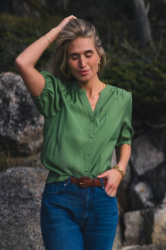 Olivie 2/4 Shirt English Ivy