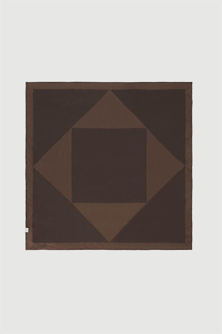 Square Scarf Chestnut/Brown