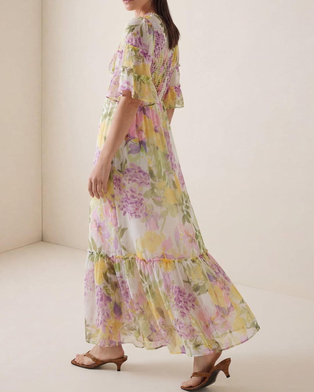 Organza Smocking Dress Springfield