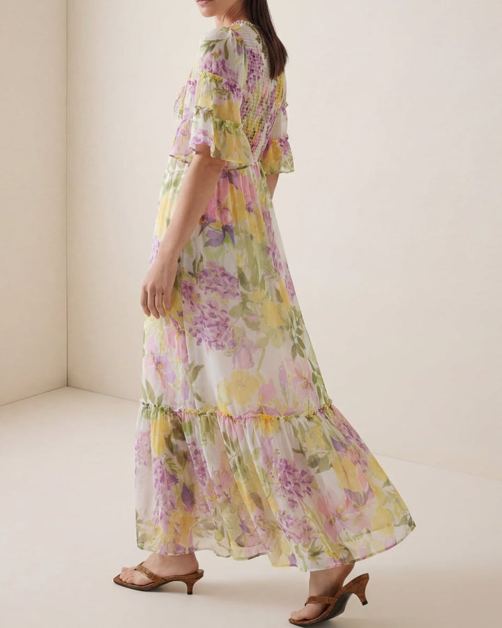 Organza Smocking Dress Springfield