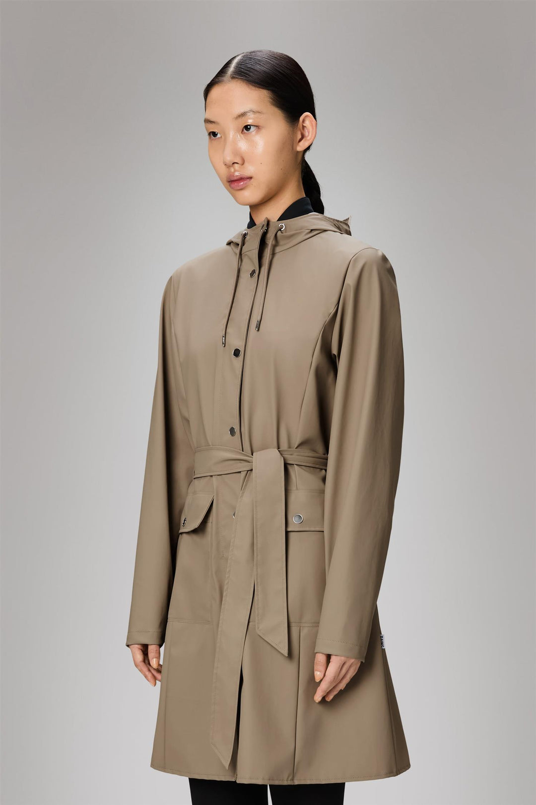 Curve Long Jacket W3 Beige