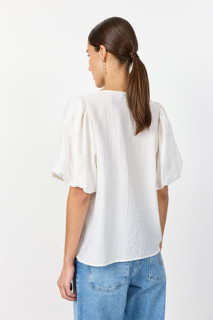 Palina Blouse Star White