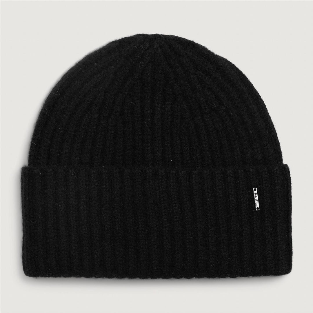 Alba Cashmere Beanie Black