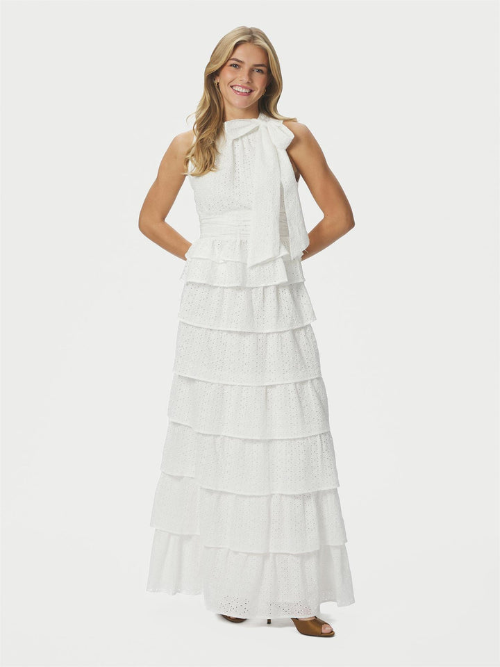 Morris Emb Skirt Off White