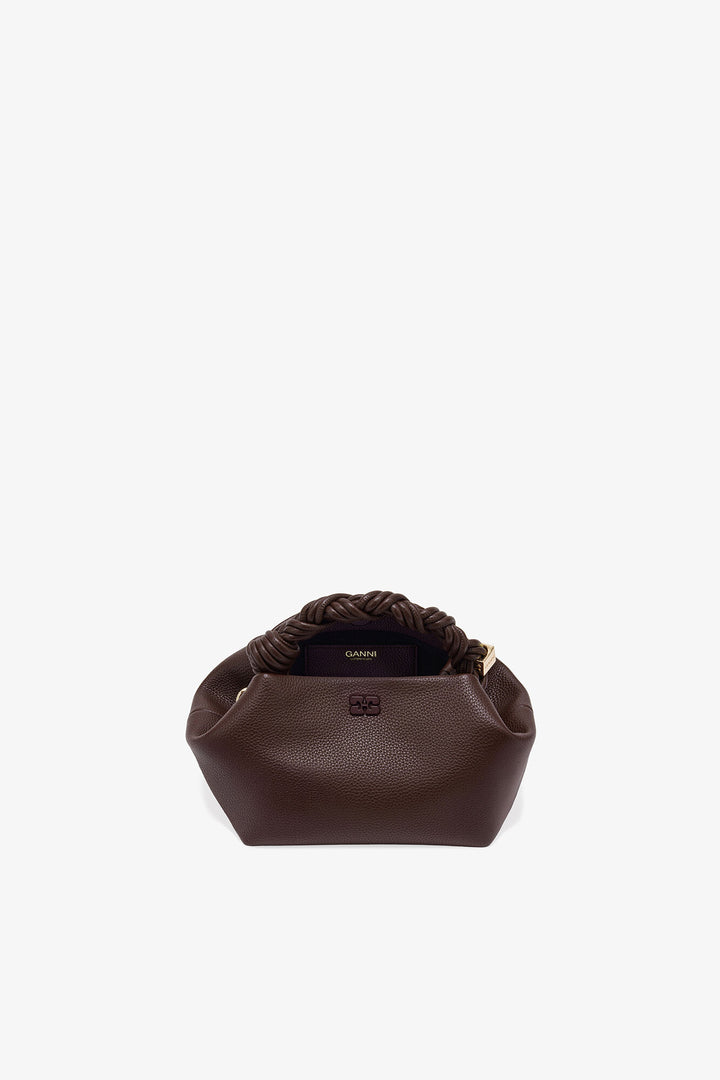 Ganni Bou Bag Small Grained Chicory Coffee