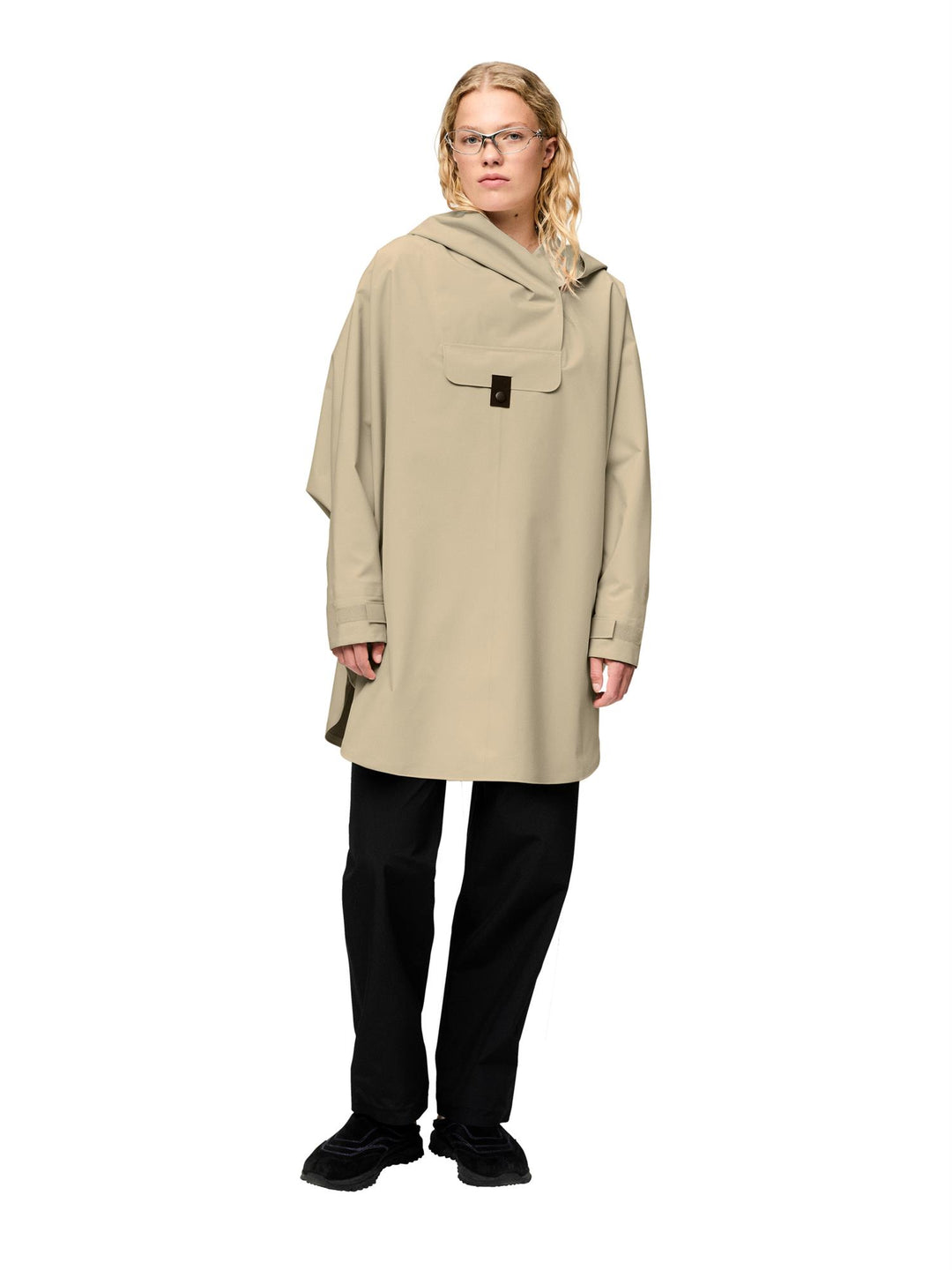 Bergen Poncho Oakmoss