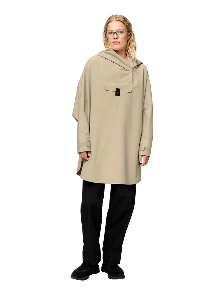 Bergen Poncho Oakmoss