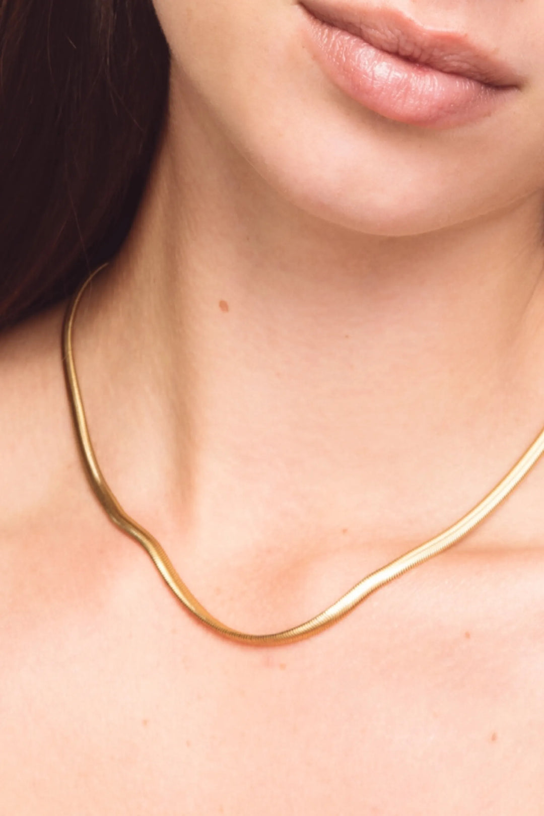 The Snake Necklace Gold