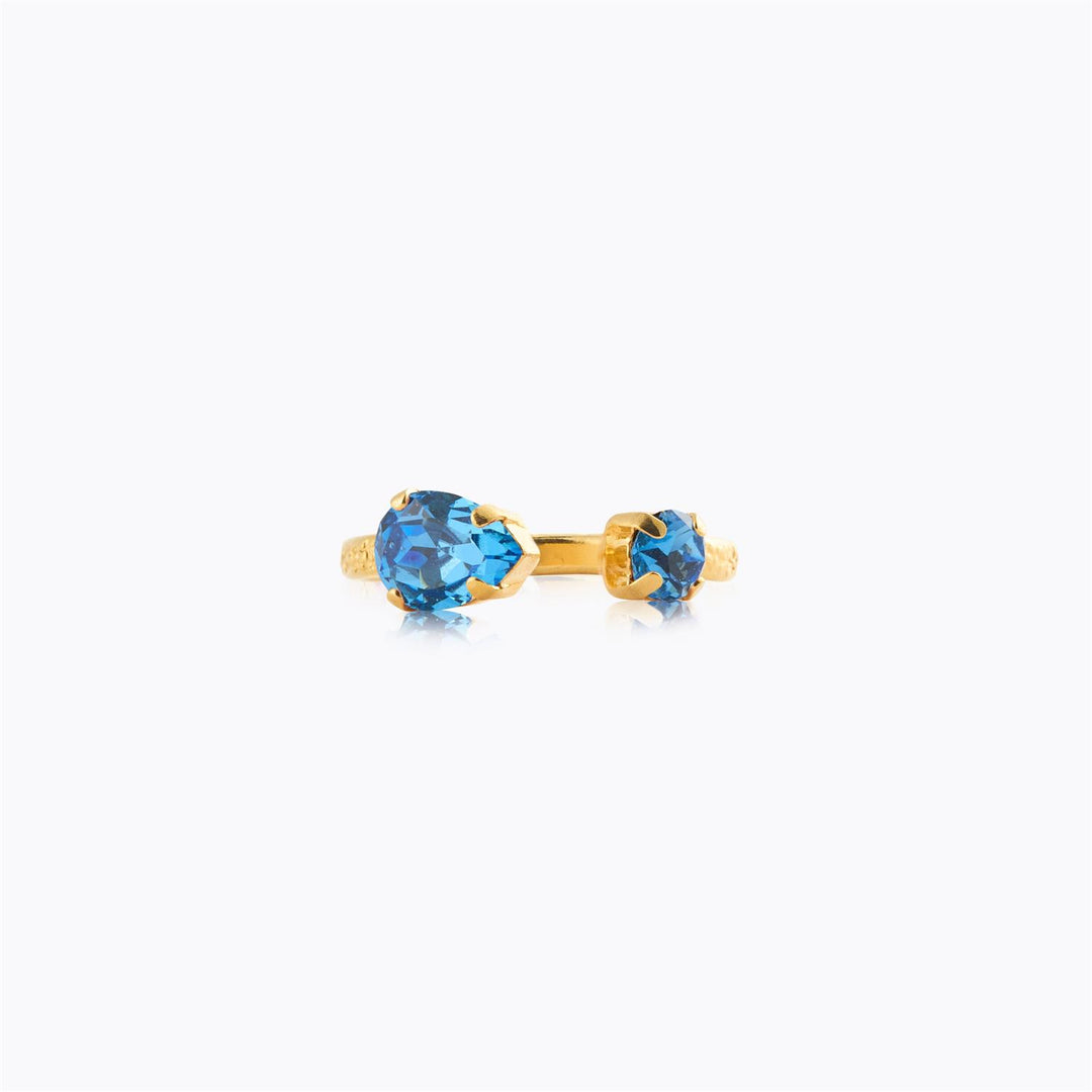 Amelia Ring Gold Recreated Iceblue