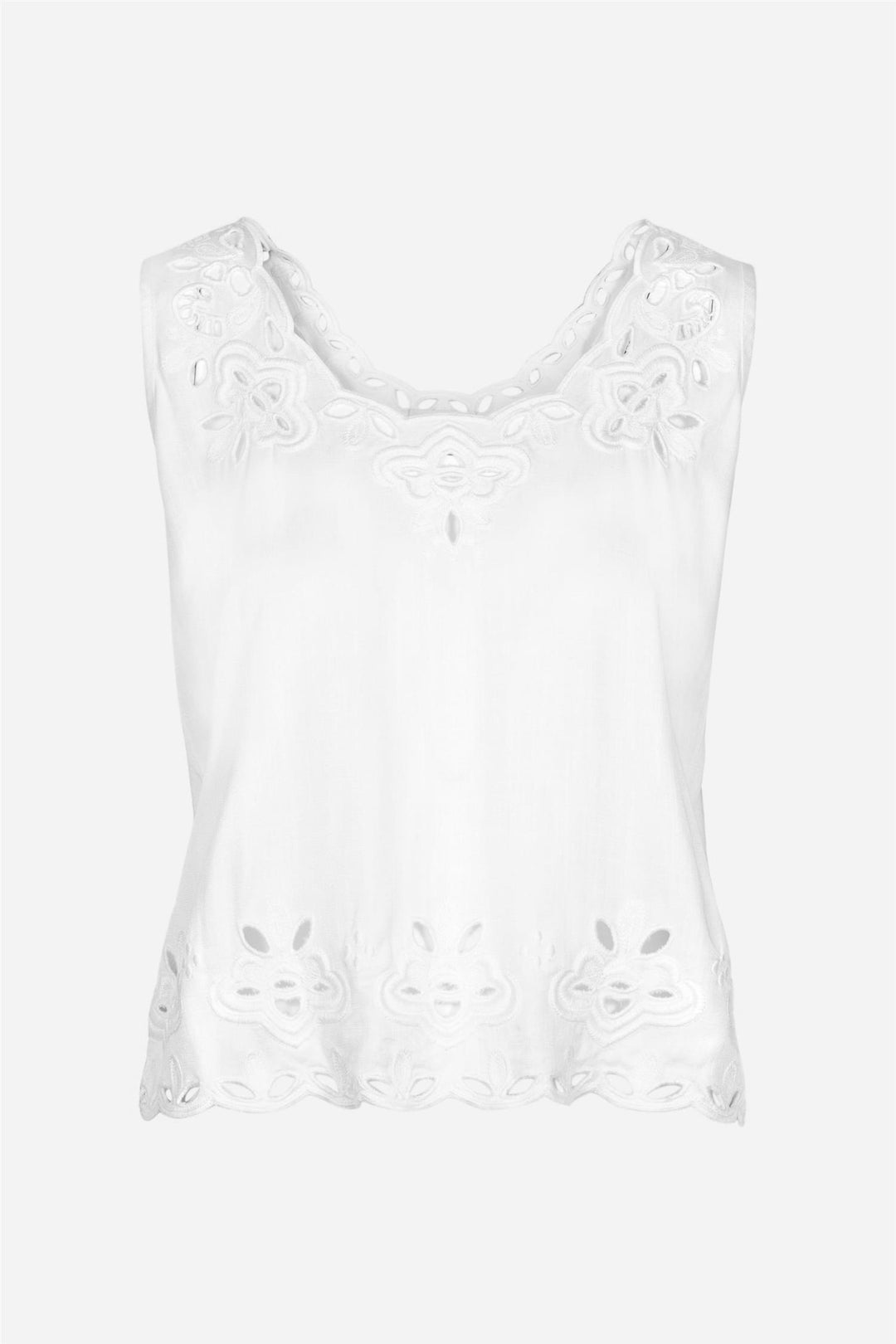 Evie Top White