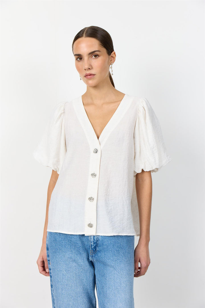 Palina Blouse Star White