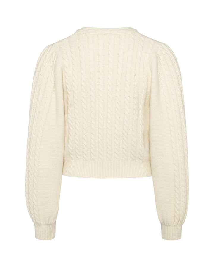 Elodie Knit White