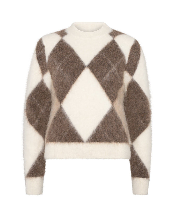 Fred Knit Brown/Beige/Cream