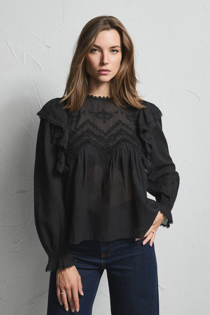 Victoria Blouse Black