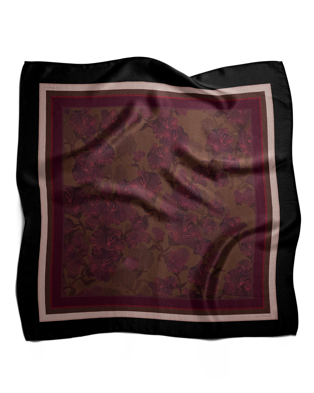 Betty Agnes Black/Burgundy