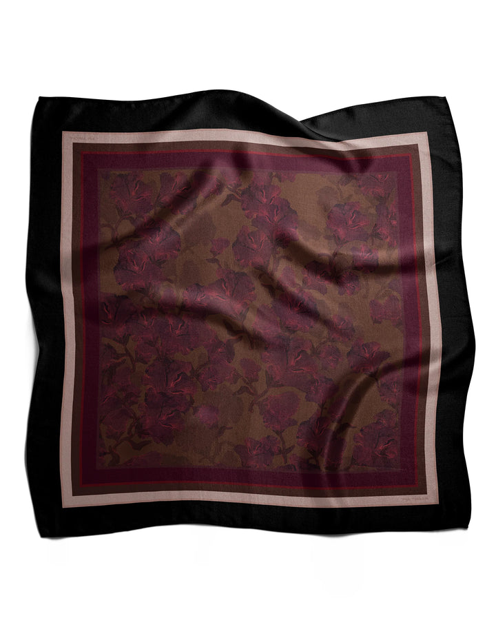 Betty Agnes Black/Burgundy
