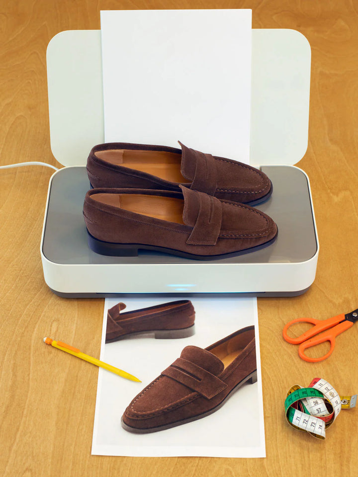 Airola Walnut Suede