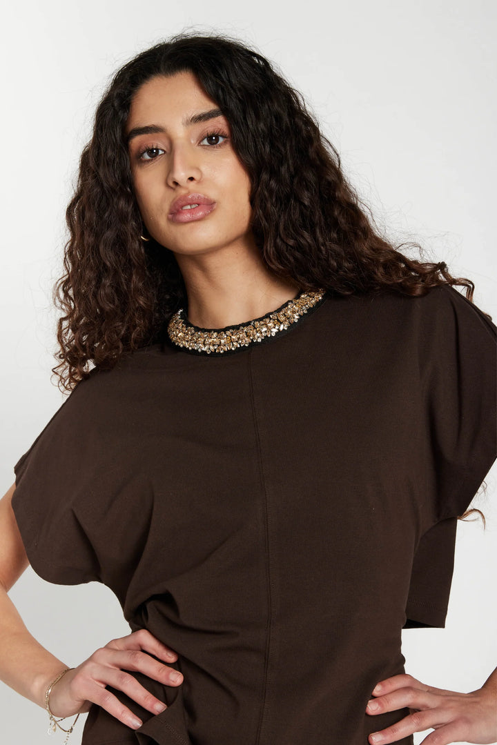 Alnus Verena Blouse Chestnut