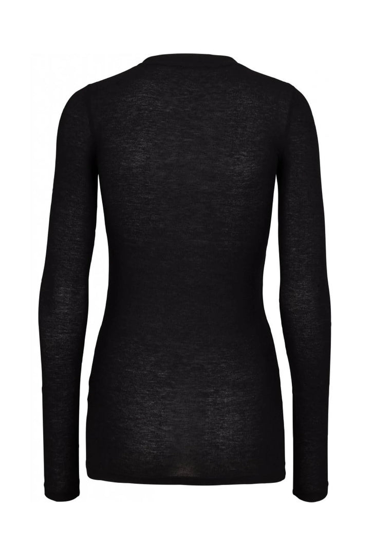 Angela LS T-shirt Black