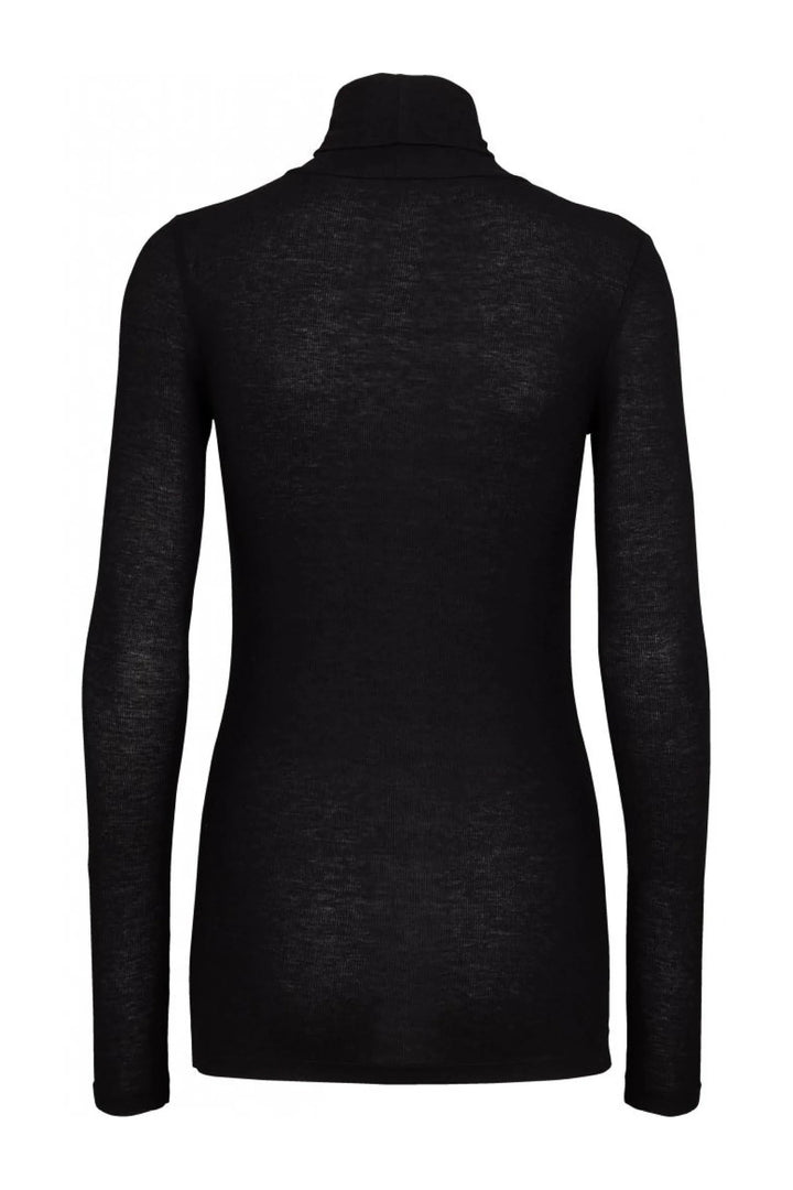 Angela Roll Neck Black