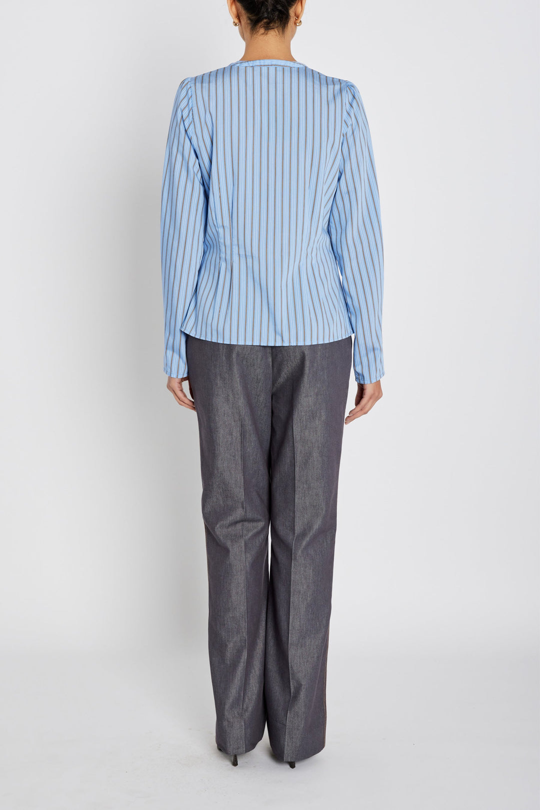 Arenga Zea Shirt Sky Blue Stripe