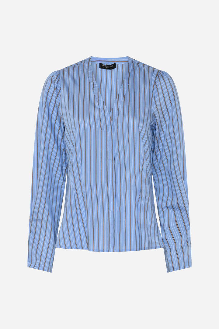 Arenga Zea Shirt Sky Blue Stripe