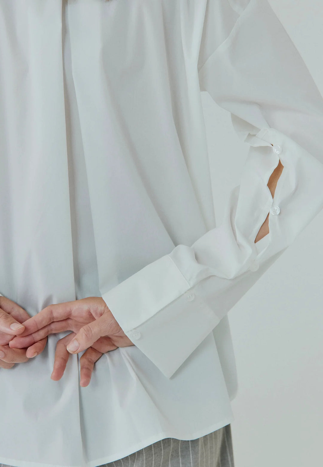 Betty Button Shirt Offwhite