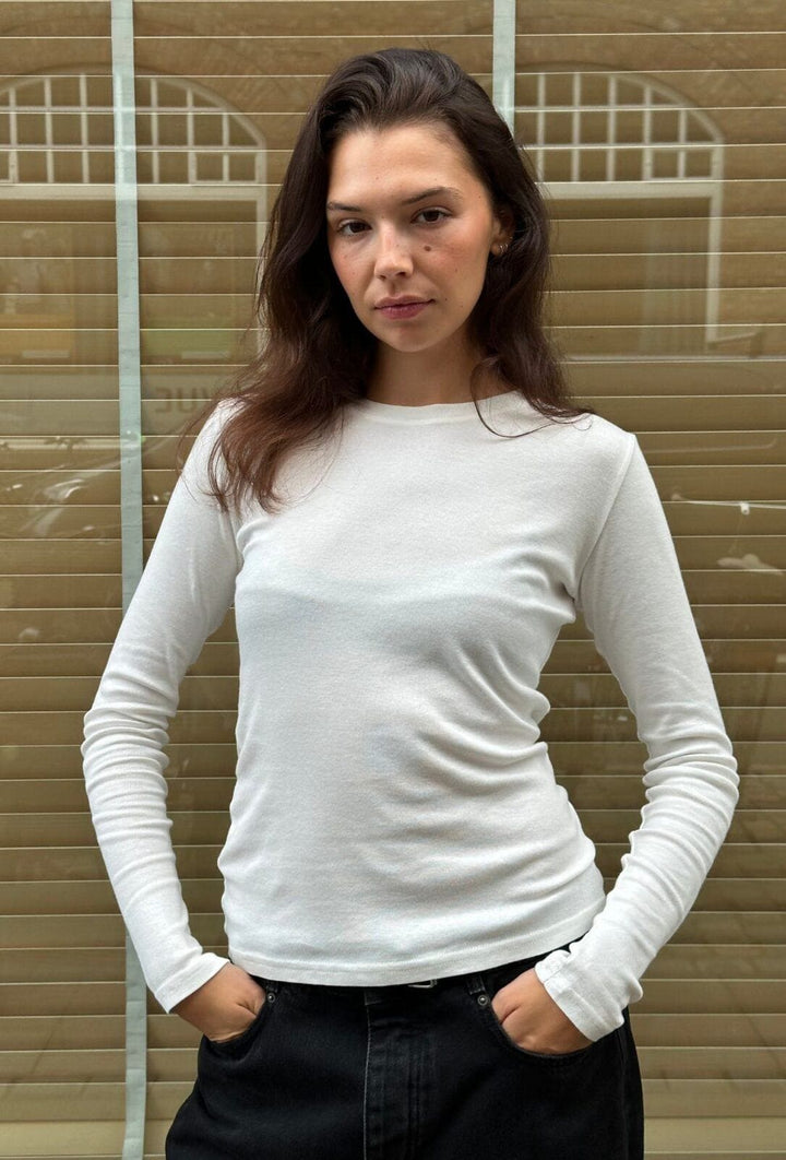 Bonnie O-Neck Tee OffWhite