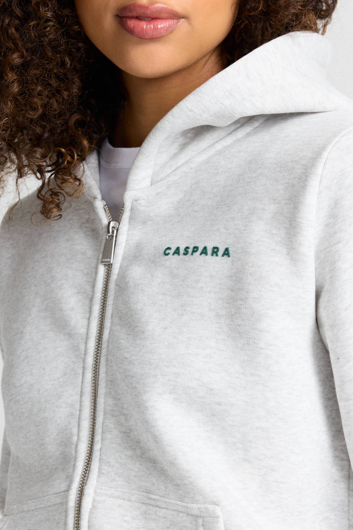 Cosmo Zip Hoodie Grey Melange