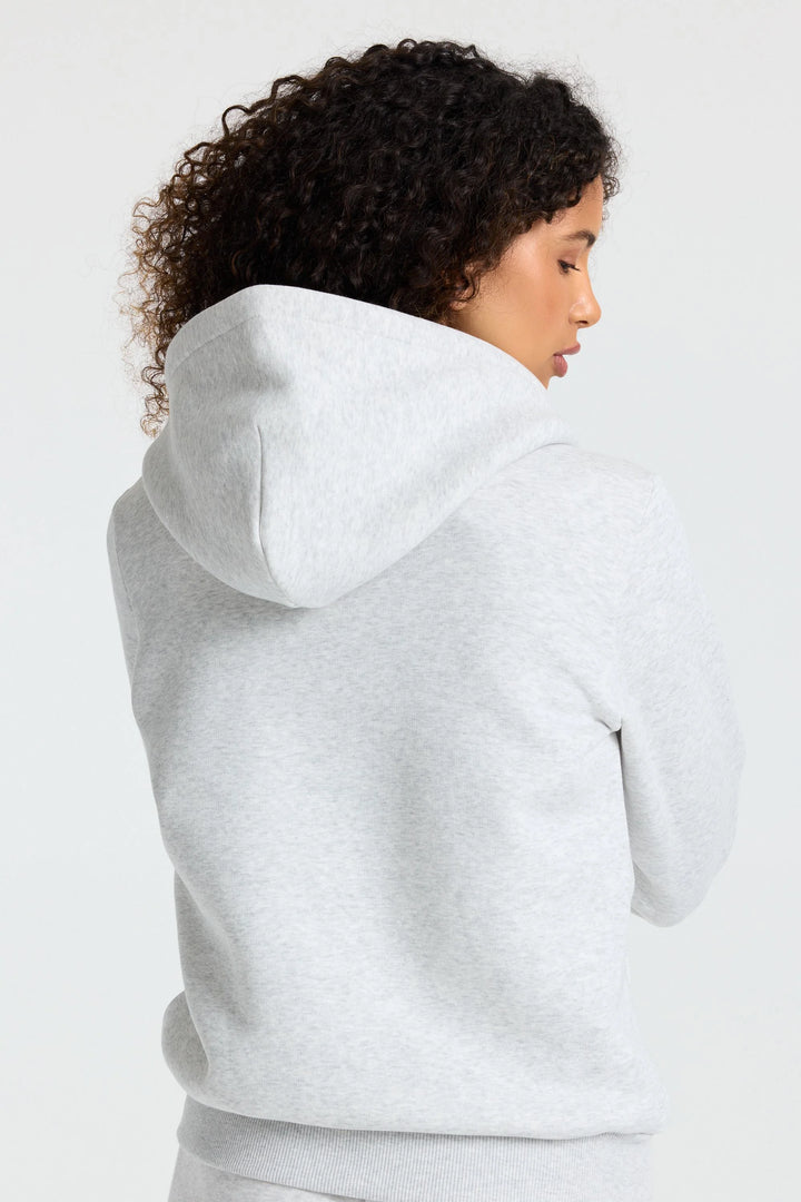 Cosmo Zip Hoodie Grey Melange