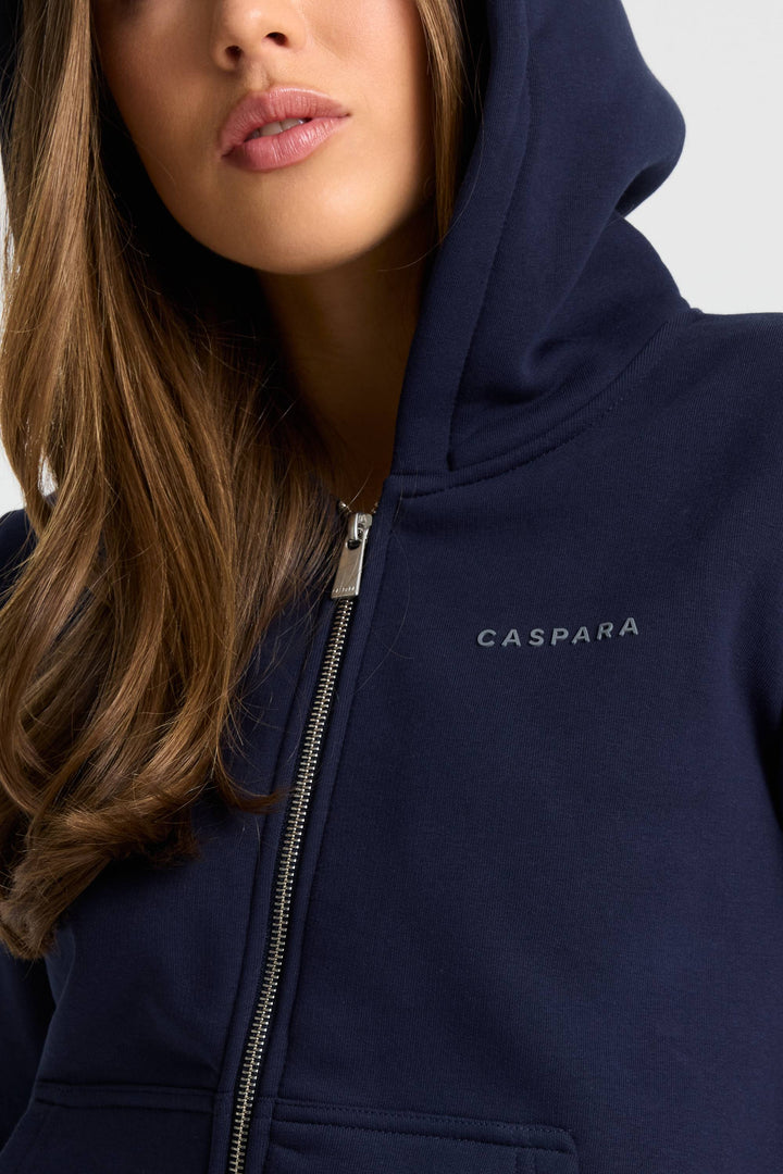 Cosmo Zip Hoodie Navy