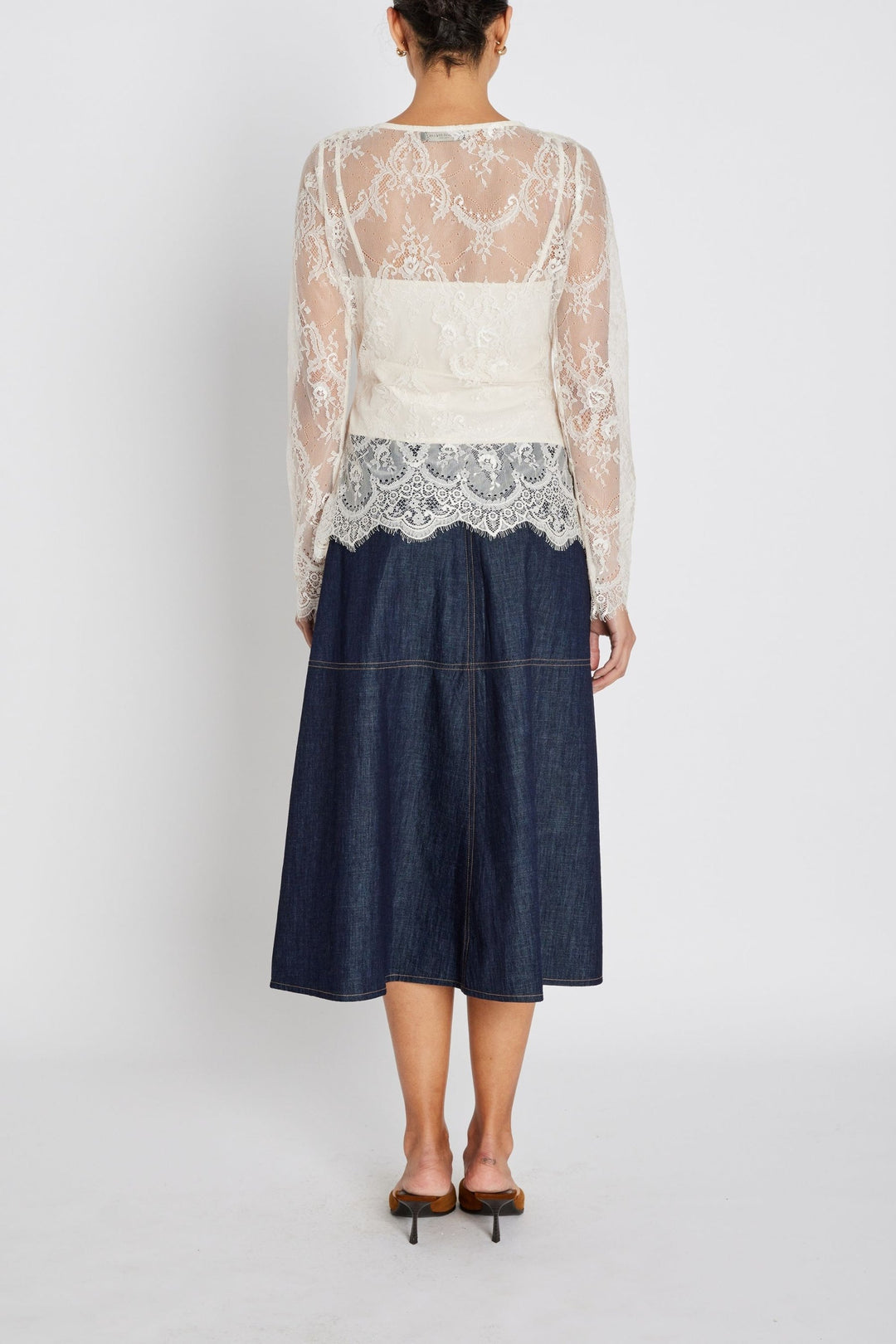 Chambra Imma Skirt Denim Blue