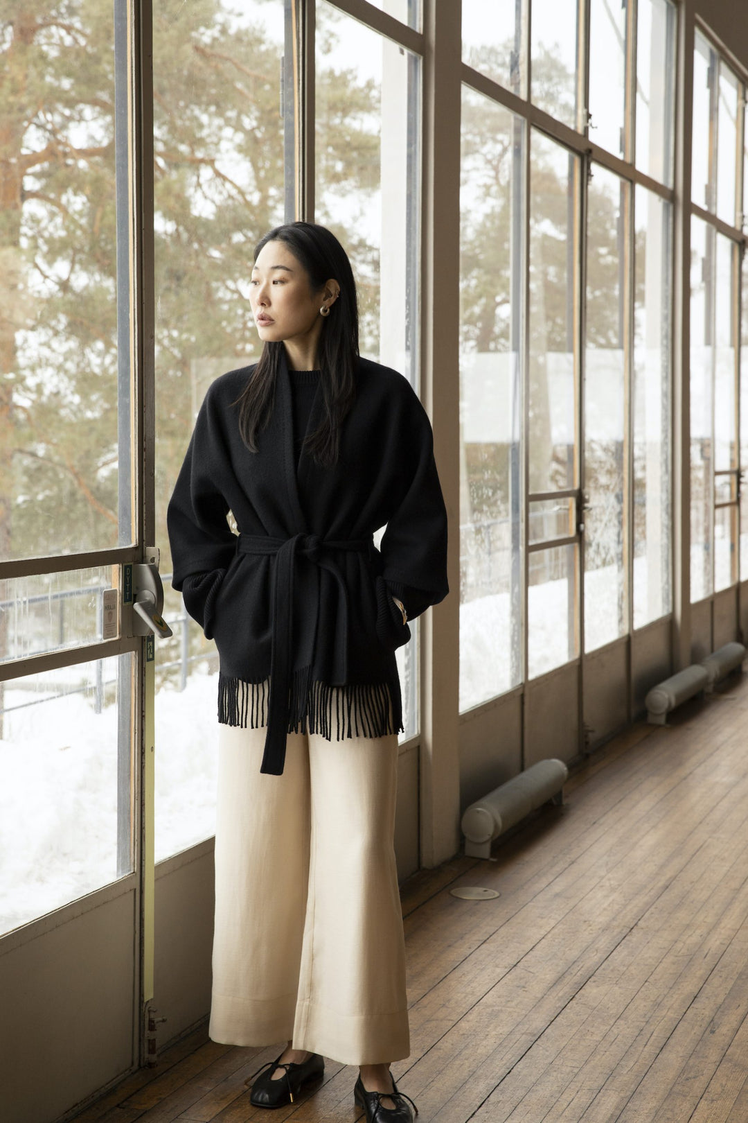 Akila Lambswool Jacket Black