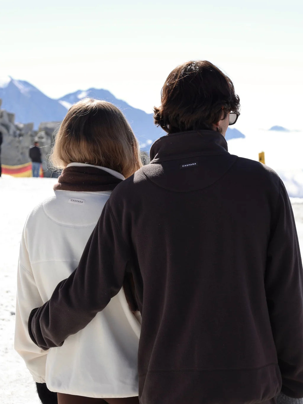 Polar Fleece Half- Snap Pullover Creme