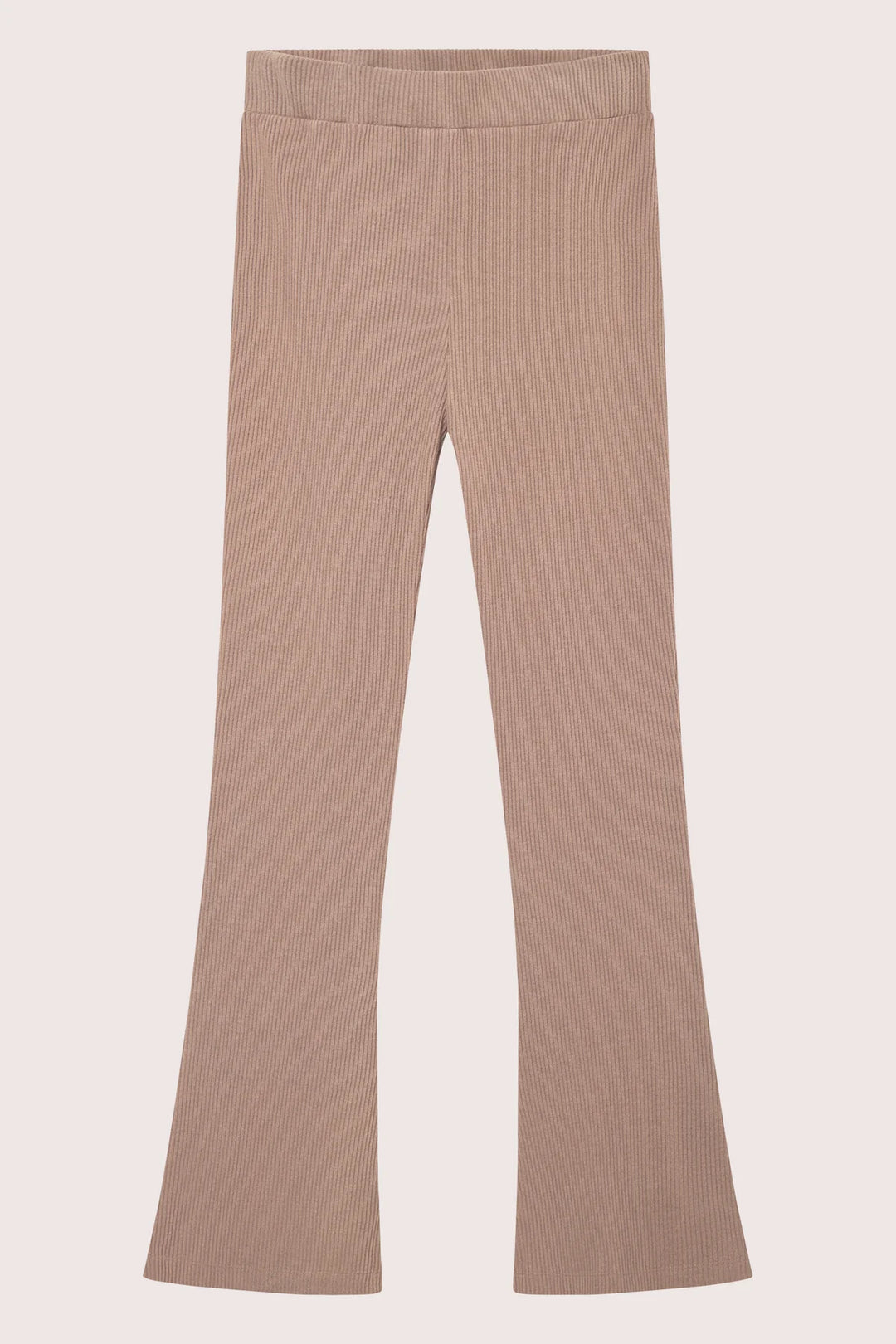 Daniela Rib Trouser Brown Melange