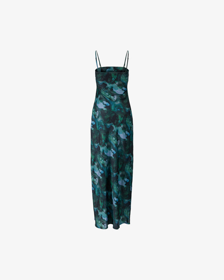 Diaz Print Dress Green