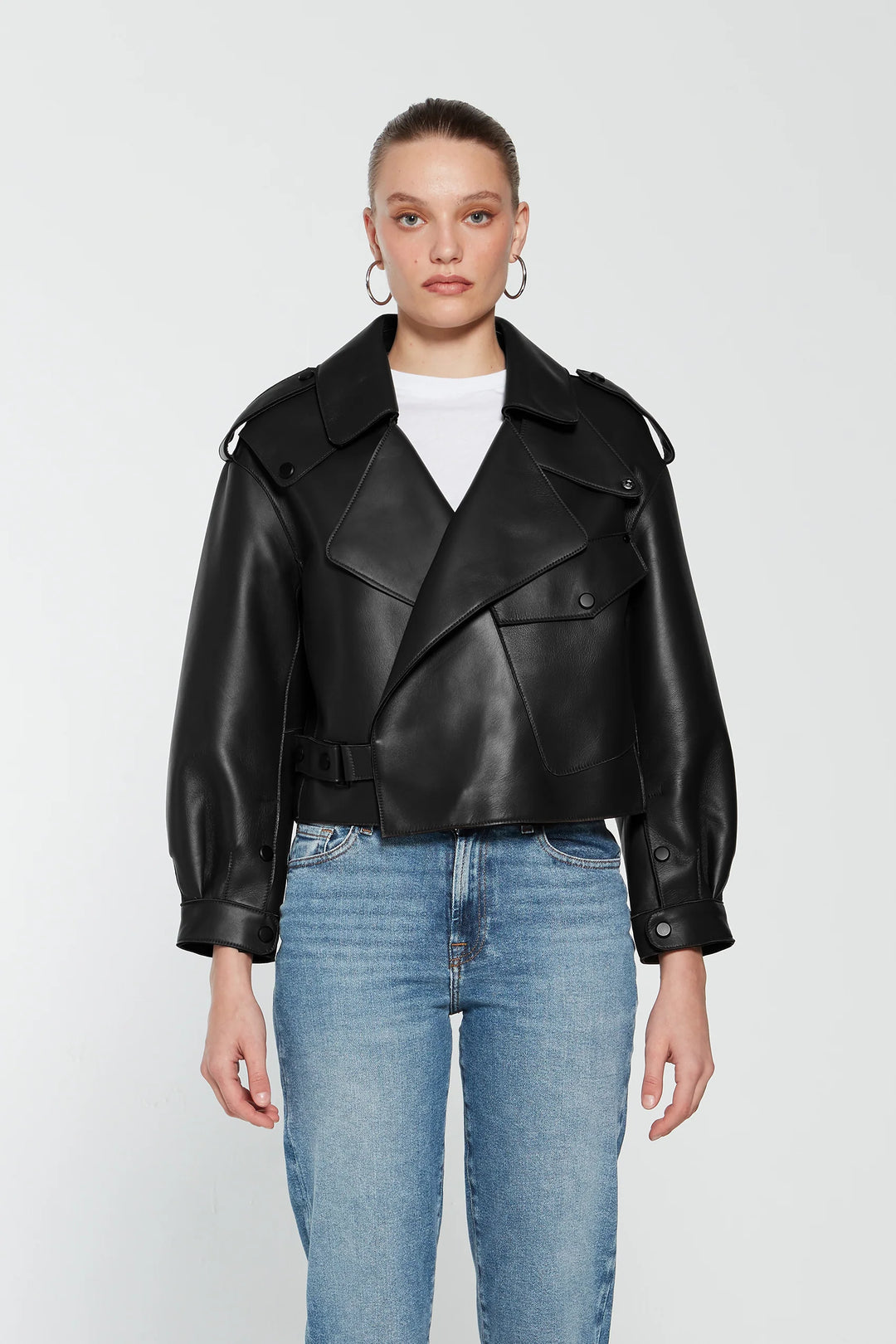 Simi Leather Jacket Black