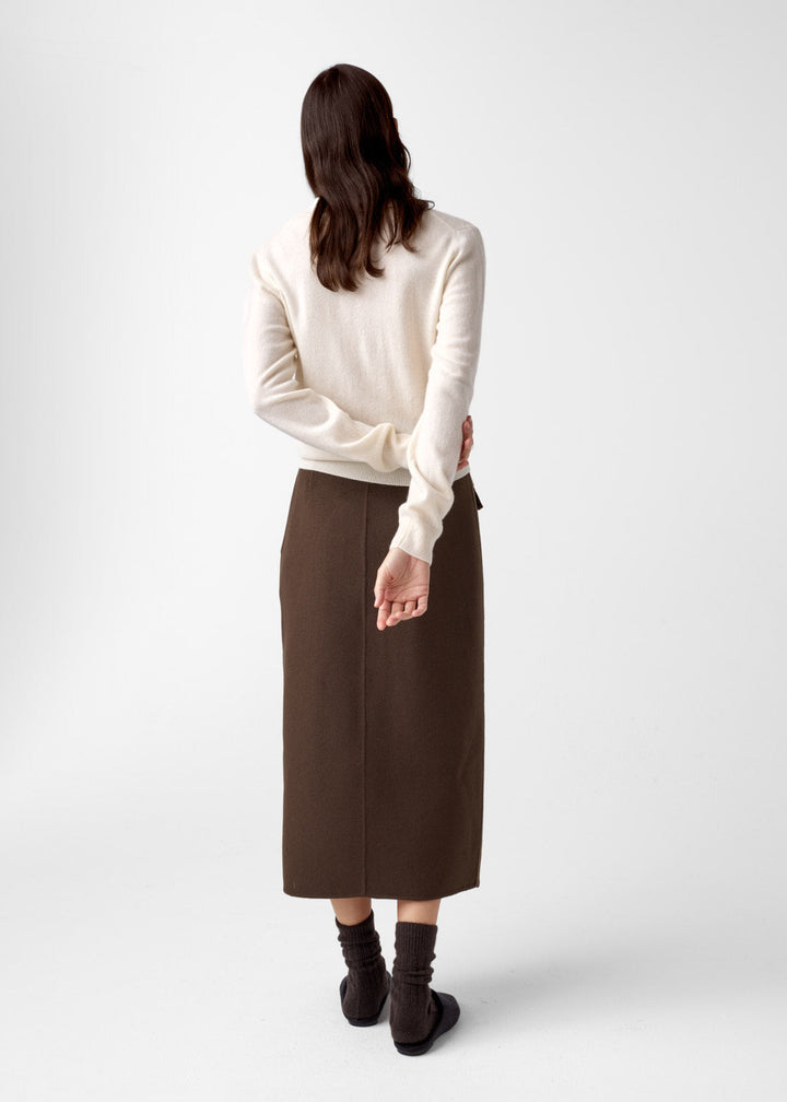 Elida Cashmere Polo Eggshell