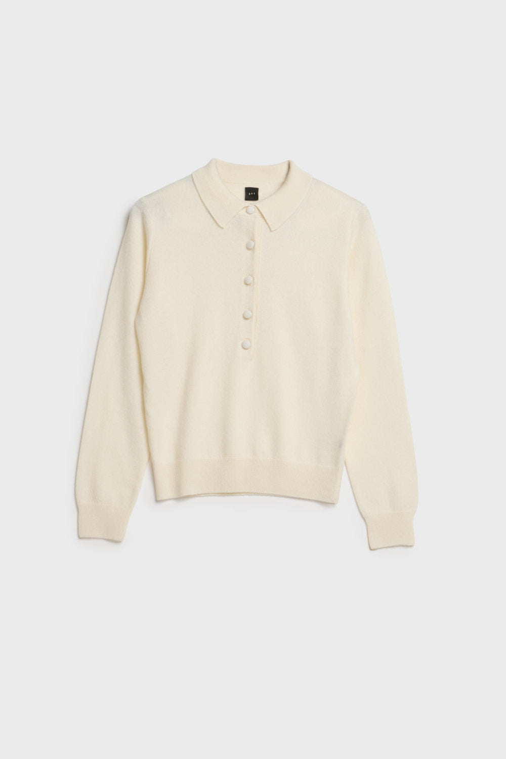 Elida Cashmere Polo Eggshell