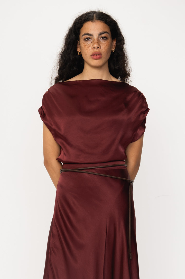 Adhara Top Burgundy