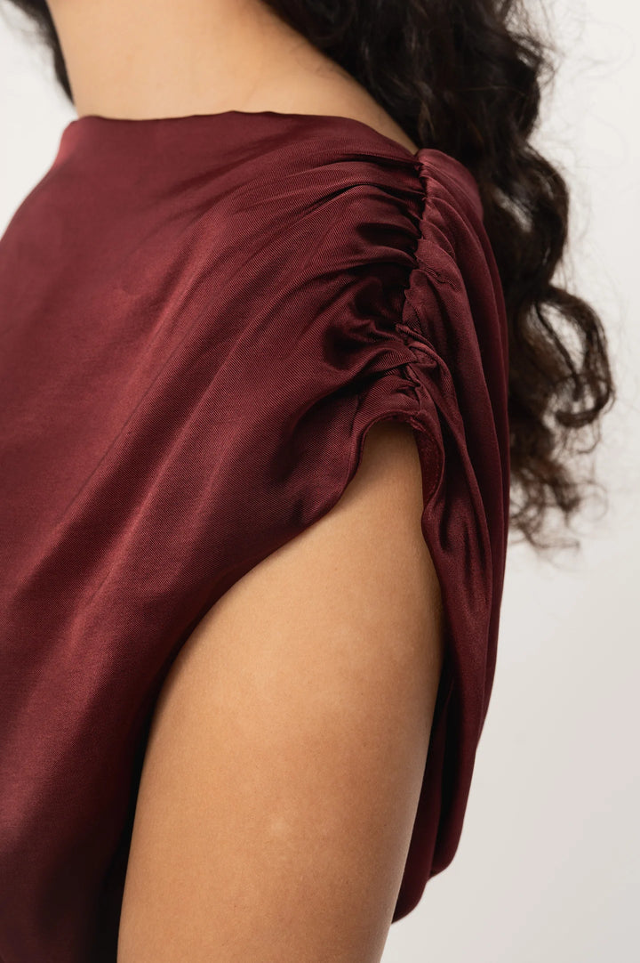 Adhara Top Burgundy