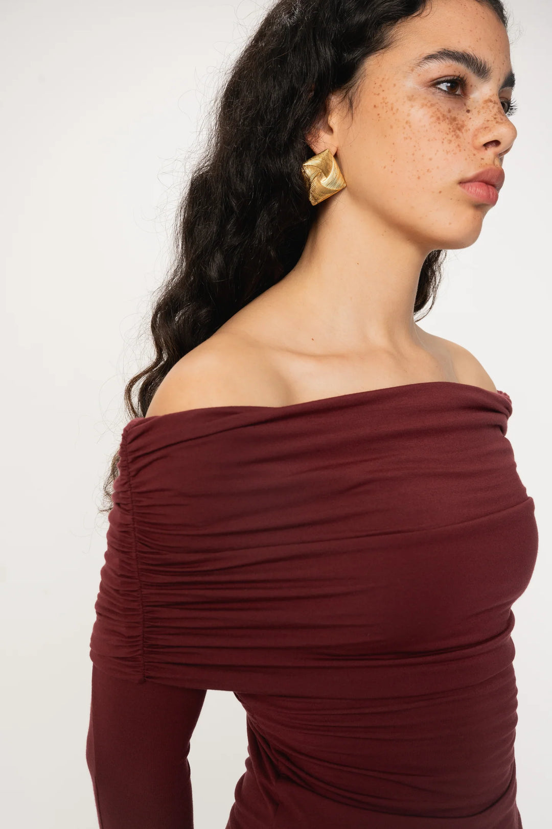 Boxus Top Burgundy