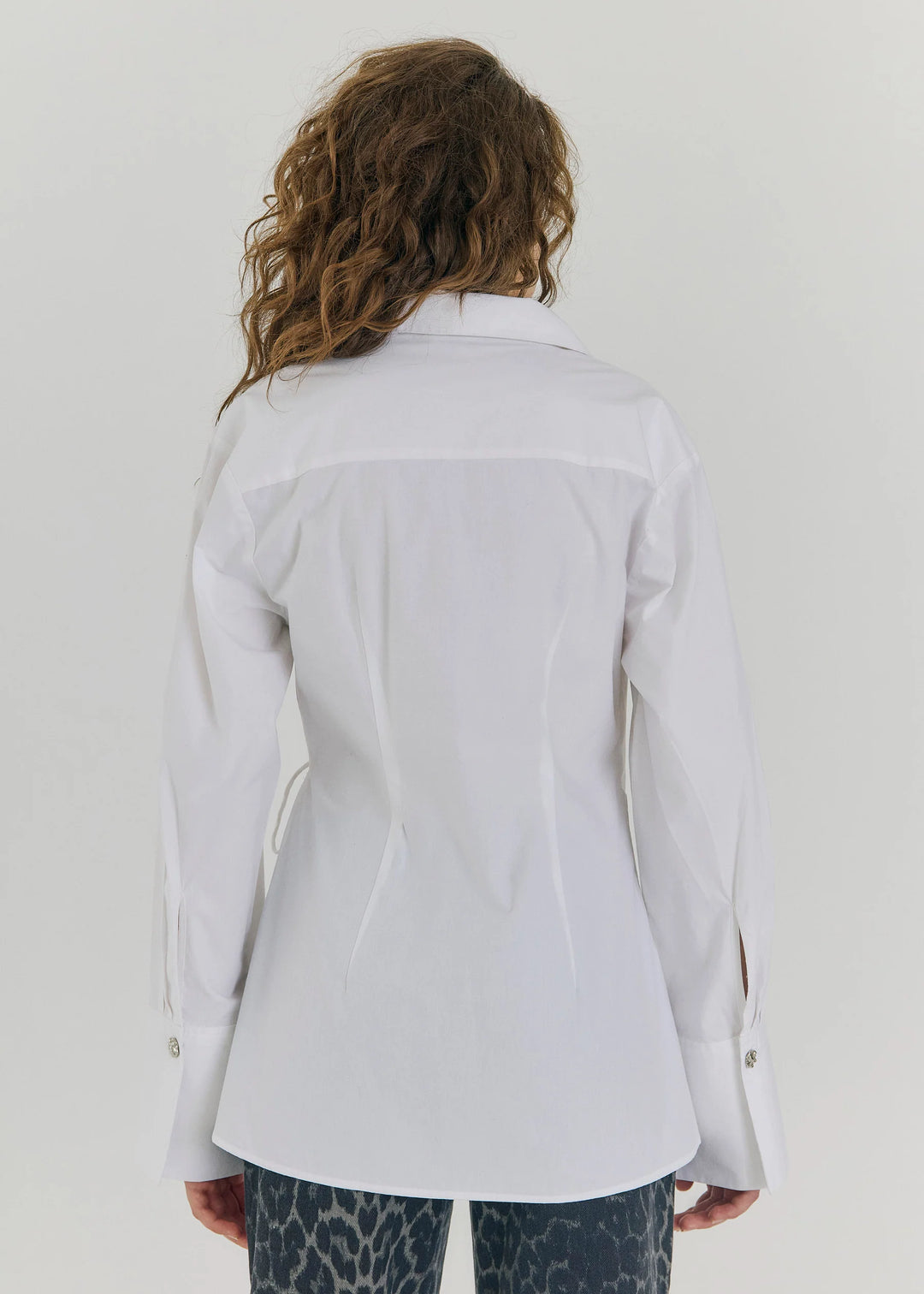 Fraser Wrap Shirt White