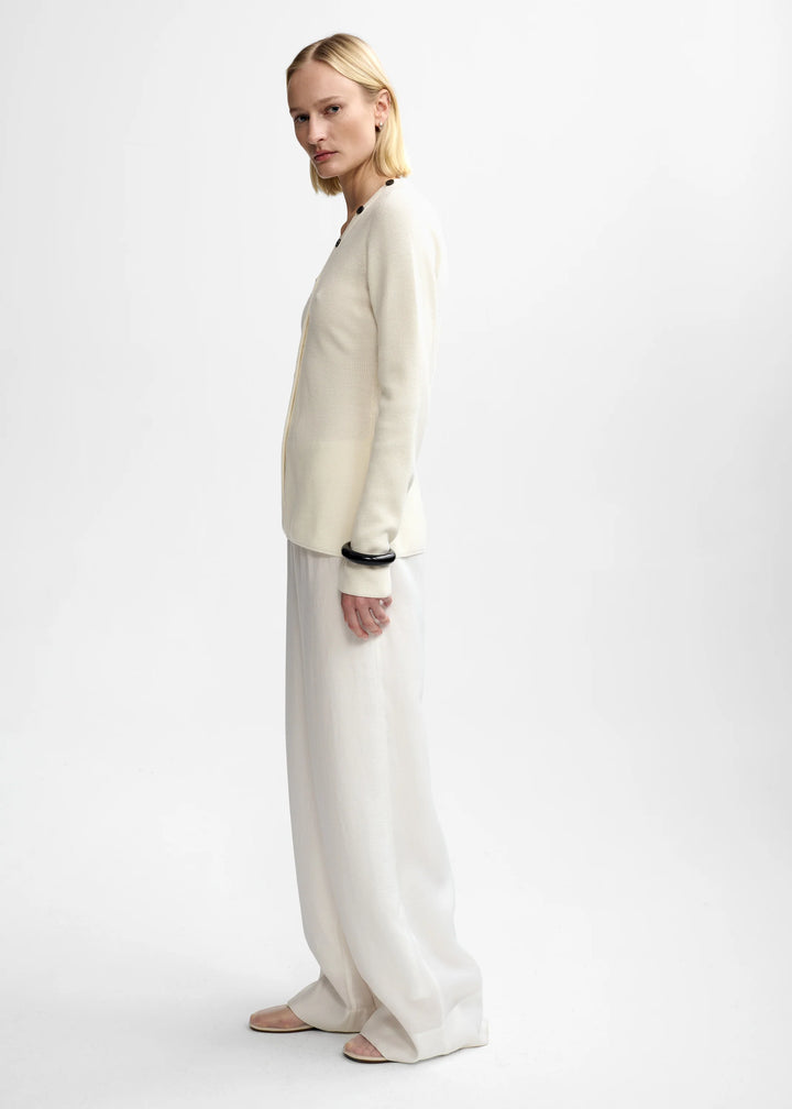 Freja Merino Cardigan Eggshell