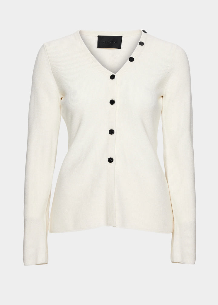 Freja Merino Cardigan Eggshell