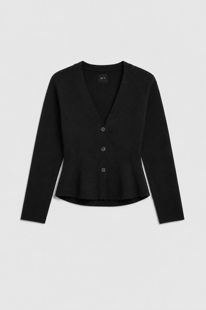 Ginny Merino Cardigan Black